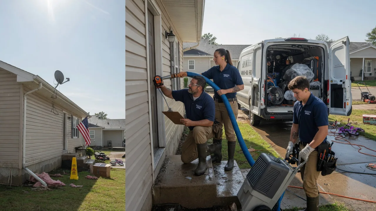 Ceiling Water Damage Restoration in Newcastle, NE near me